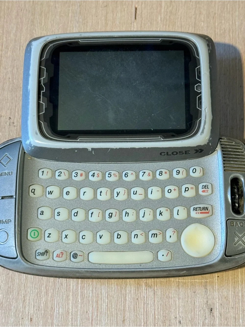 Sidekick Hiptop 1stGen Gray T-Mobile Swivel Smartphone UNTESTED No-Char Read Blw